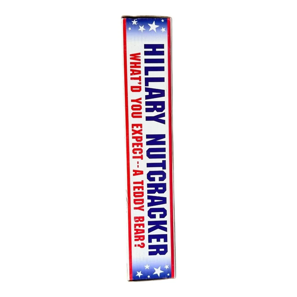 Y2K Hillary Clinton Nutcracker Novelty Collectible Political Gag Gift NIB‎ 2007